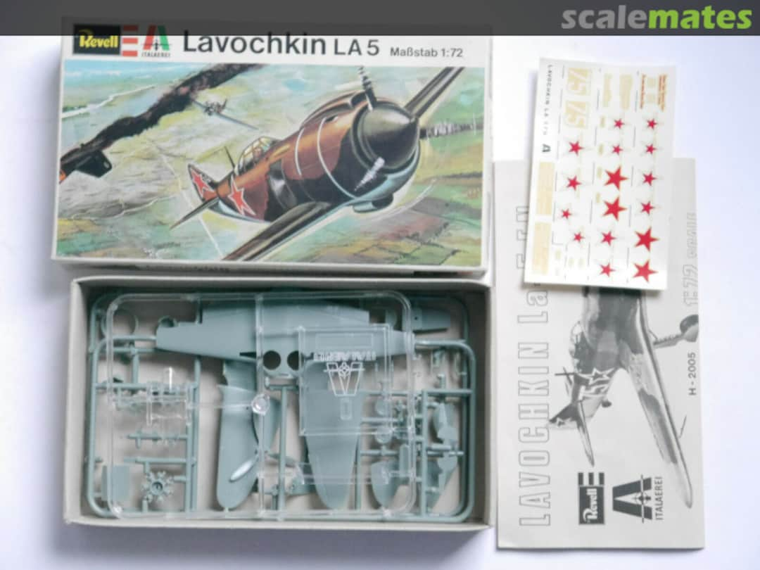 Contents Lavochkin LA 5 H-2005 Revell/Italaerei