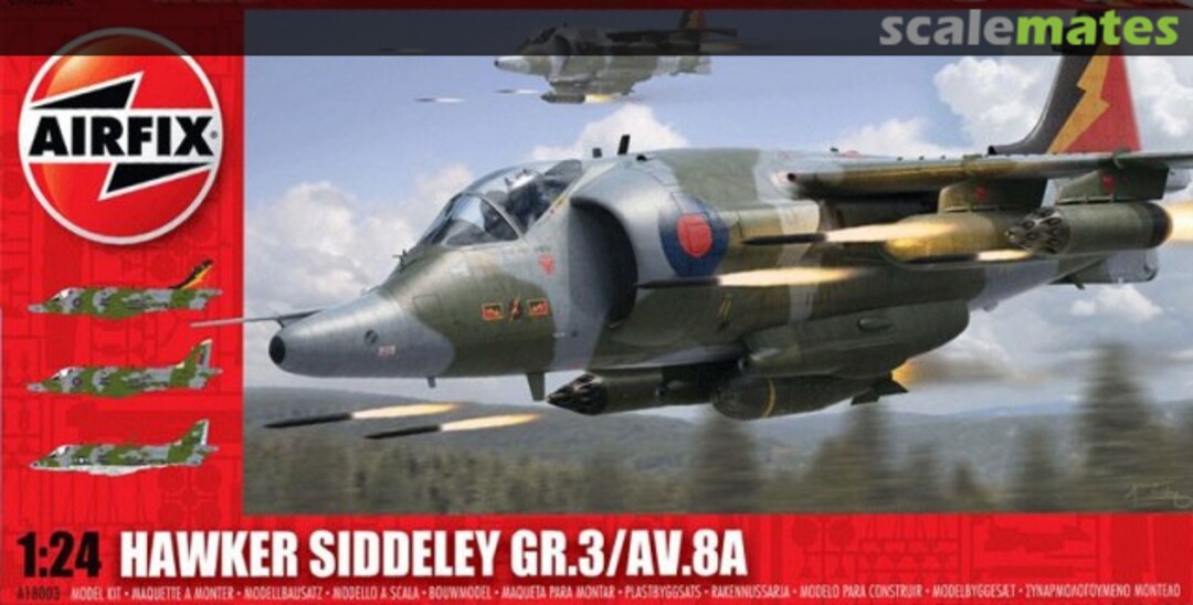 Boxart Hawker Siddeley GR.3/AV.8A A18003 Airfix