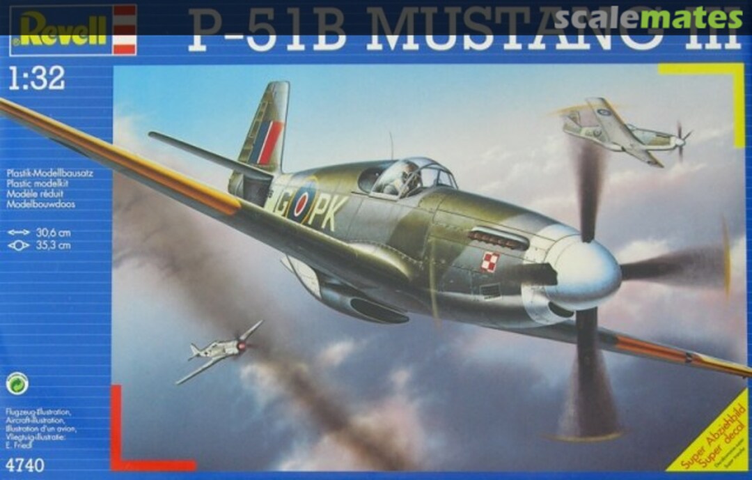 Boxart P-51B MUSTANG III 4740 Revell