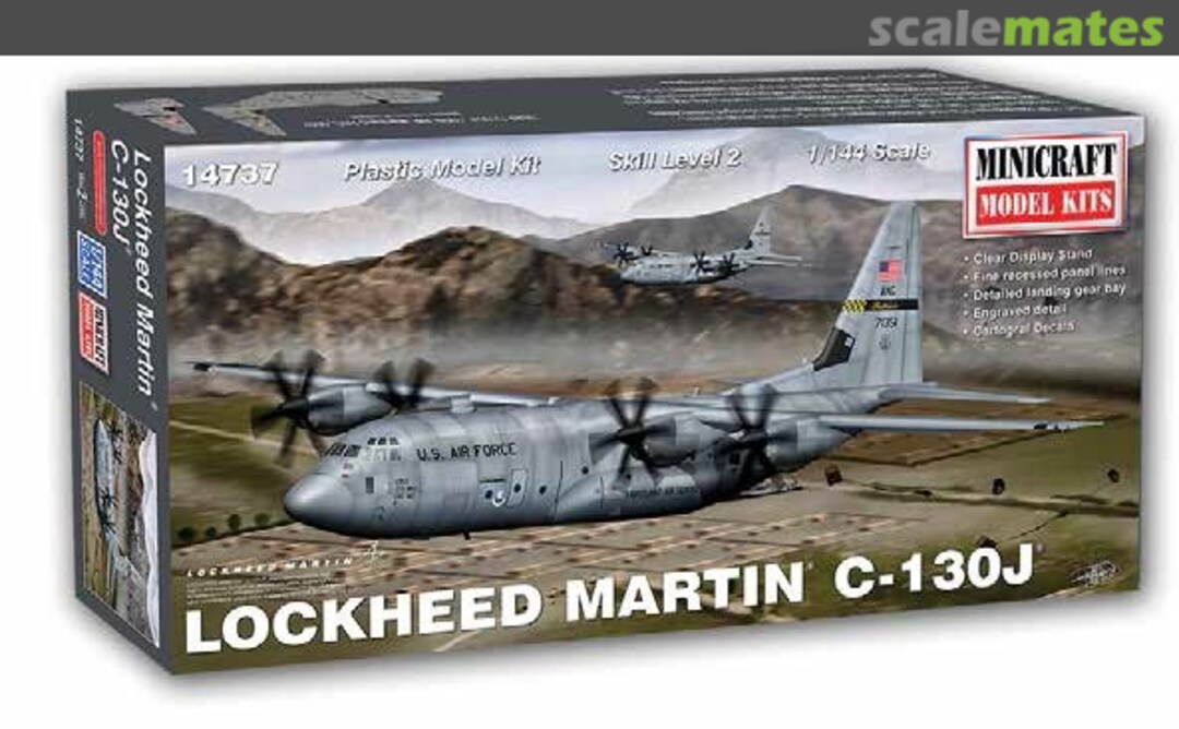 Boxart Lockheed Martin C-130J 14737 Minicraft Model Kits