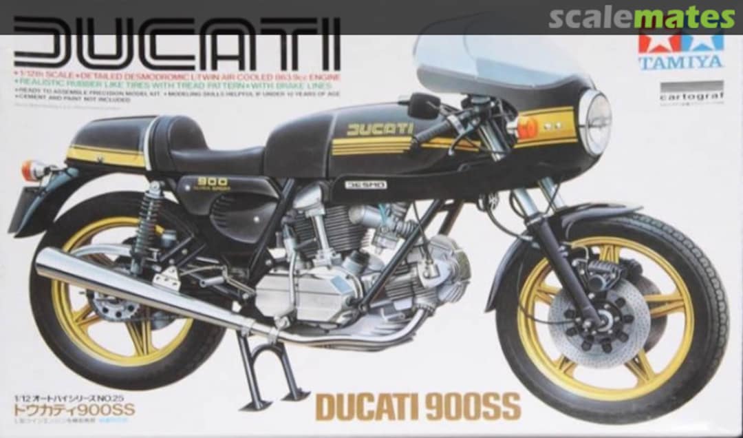 Boxart Ducati 900SS 14025 Tamiya