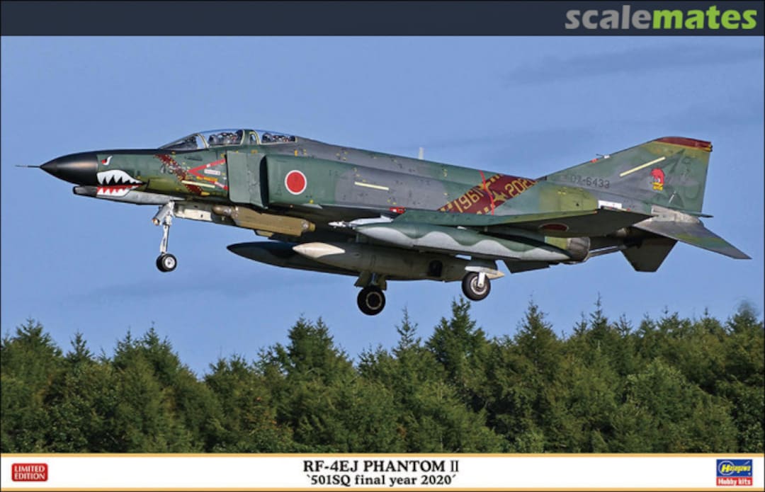 Boxart RF-4EJ Phantom II `501SQ final year 2020´ 07487 Hasegawa