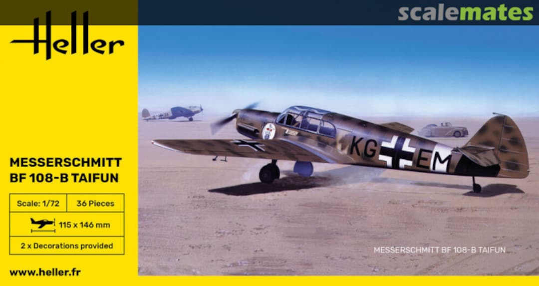 Boxart Messerschmitt Bf 108-B Taifun 80231 Heller