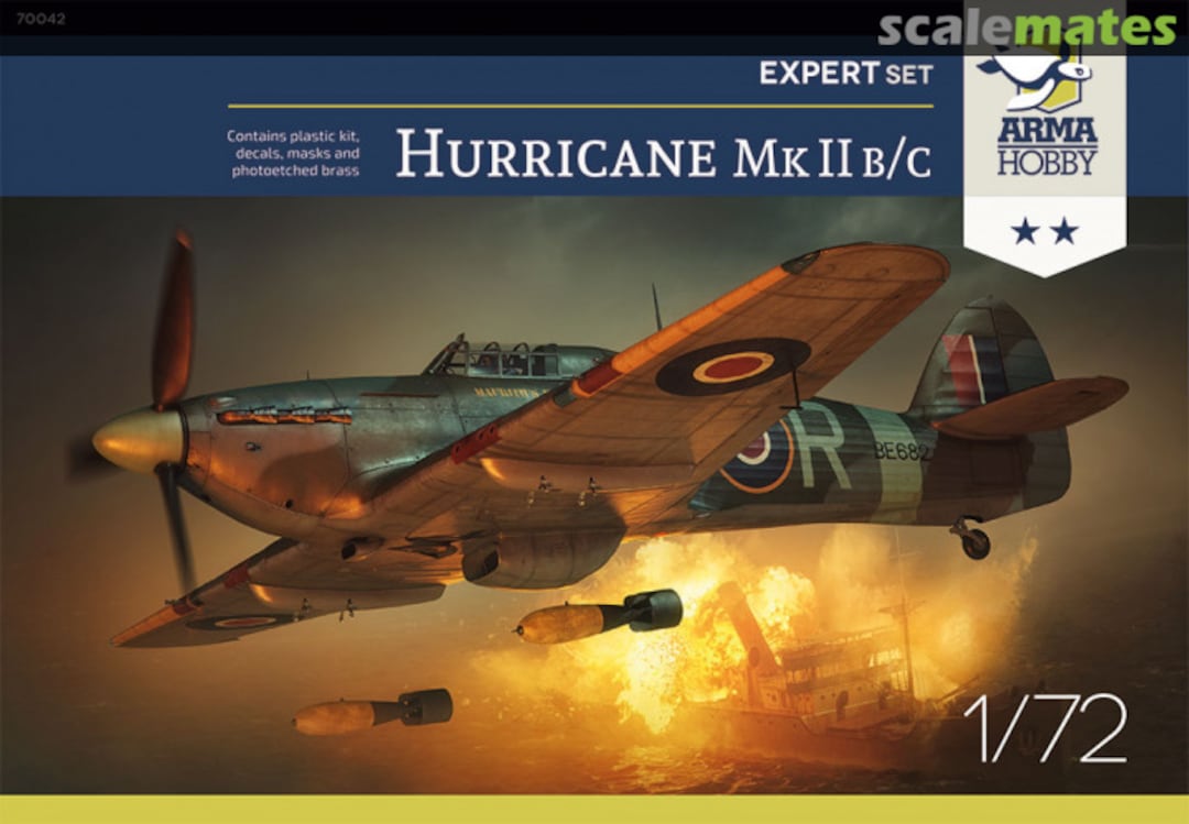 Boxart Hurricane Mk II B/C 70042 Arma Hobby