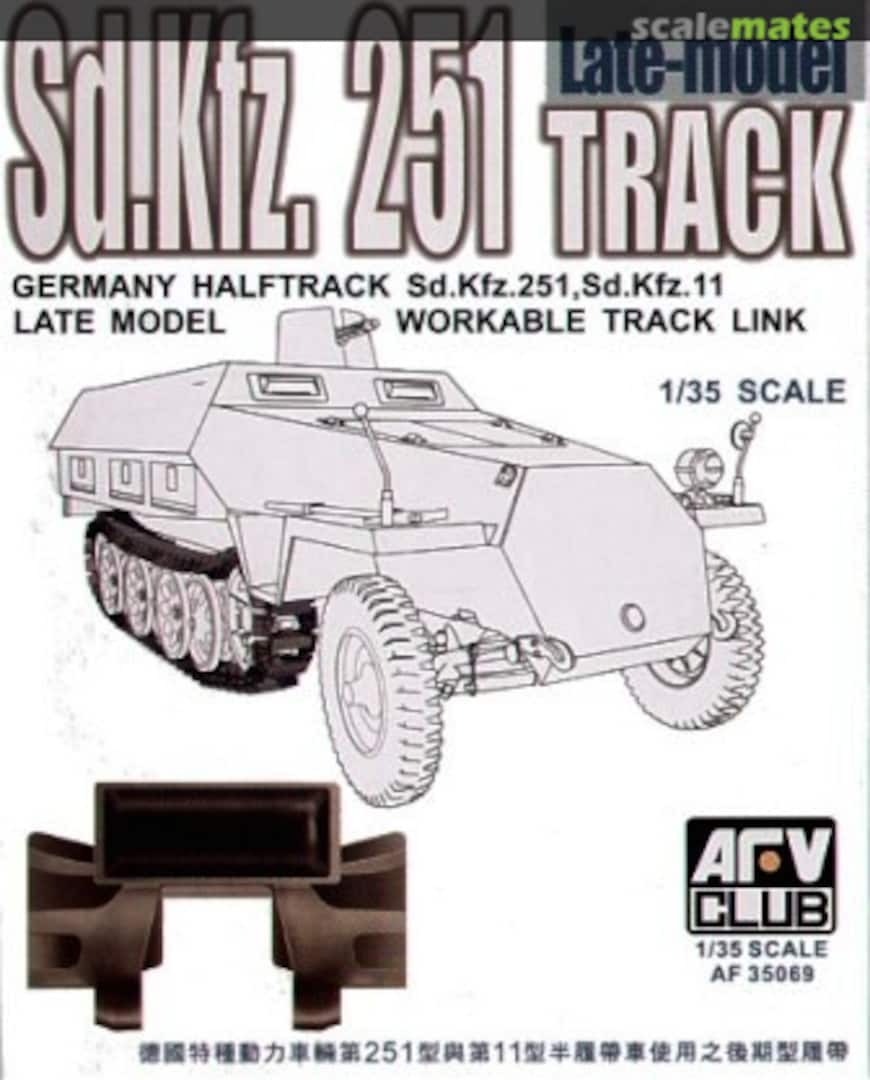 Boxart Sd.Kfz.251 Late Model track AF35069 AFV Club