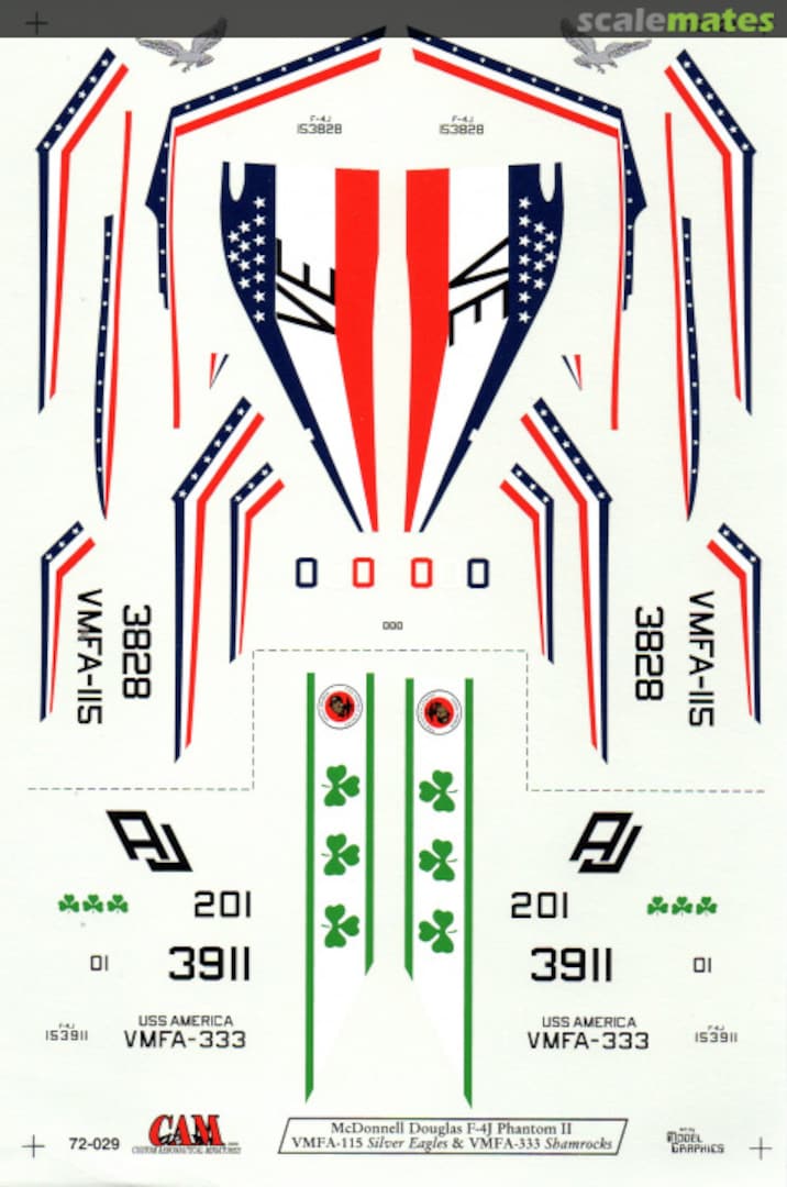 Boxart Phantom Phamily - F-4B/J/N/S Phantom II 72-029 CAM