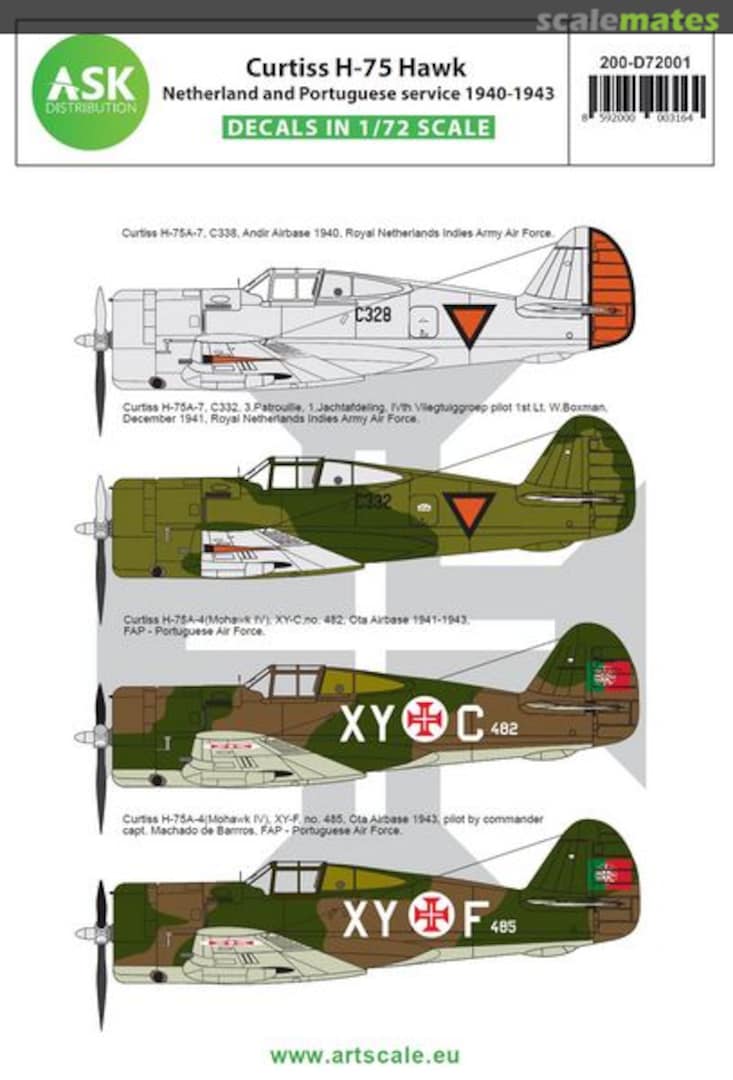 Boxart Curtiss H-75 200-D72001 ASK