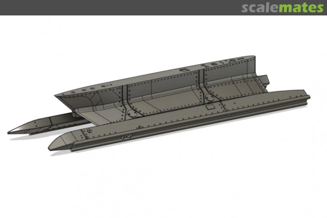 Boxart Y Pylon (Center line with Launcher) WOL720104 Wolf 3D Resin Parts