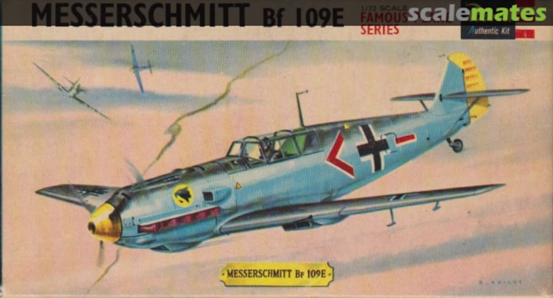 Boxart Messerschmitt Bf 109E H-612 Revell (Great Britain)