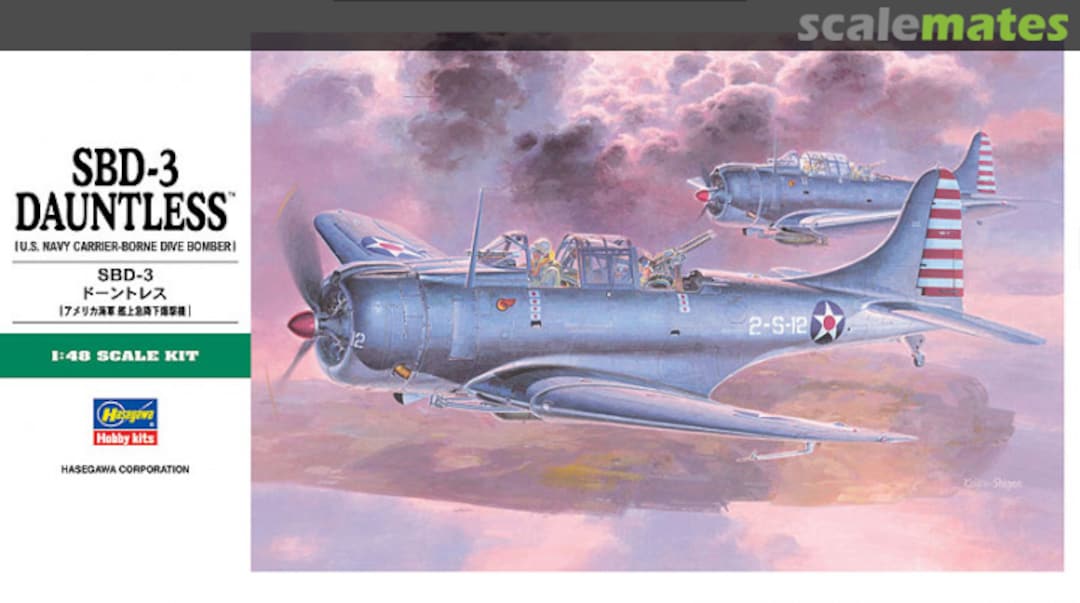 Boxart SBD-3 Dauntless 09119 Hasegawa