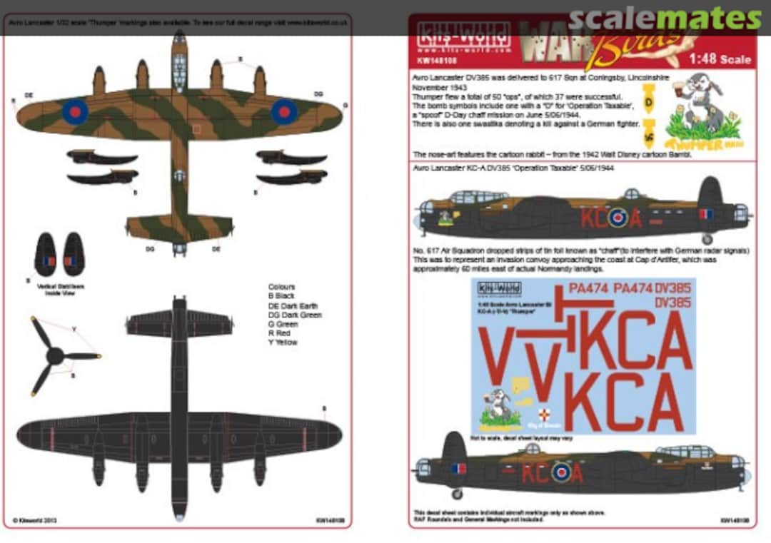 Boxart Avro Lancaster B.I KW148108 Kits-World