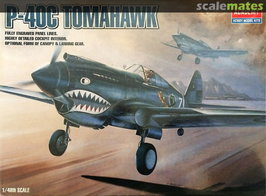 Boxart P-40C Tomahawk 12280 Academy