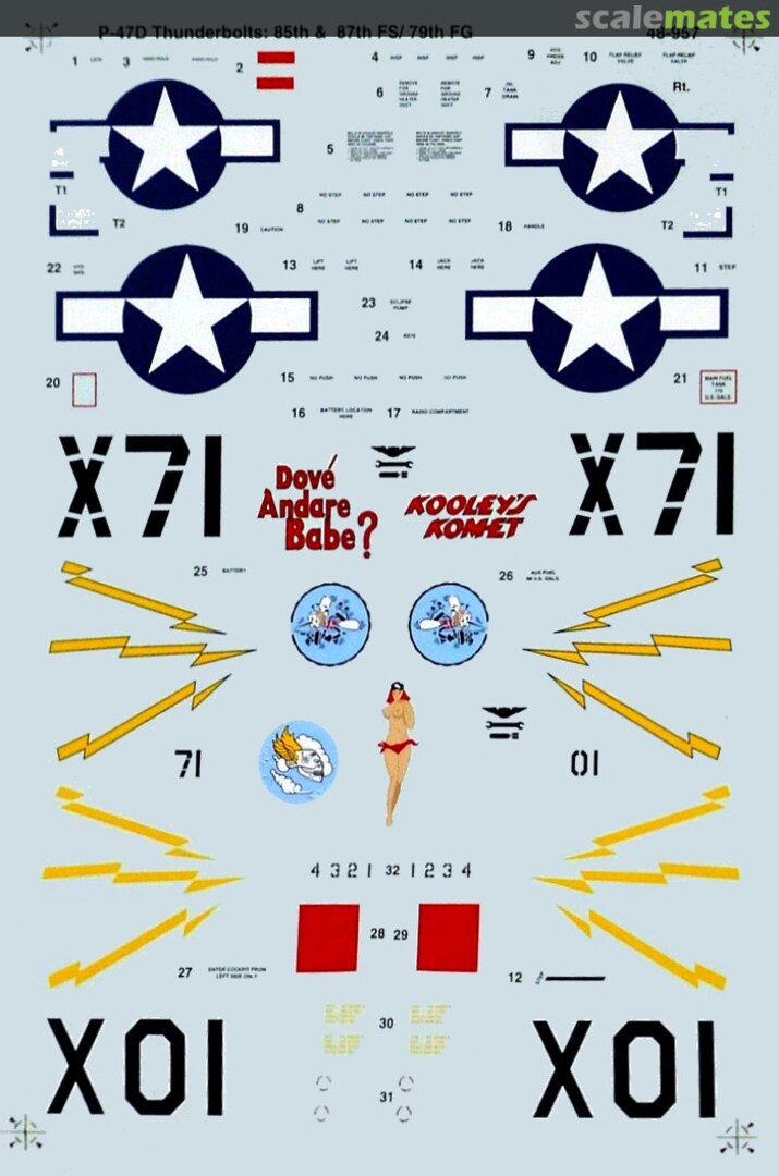 Boxart P-47D-30 Thunderbolts 48-0957 SuperScale International