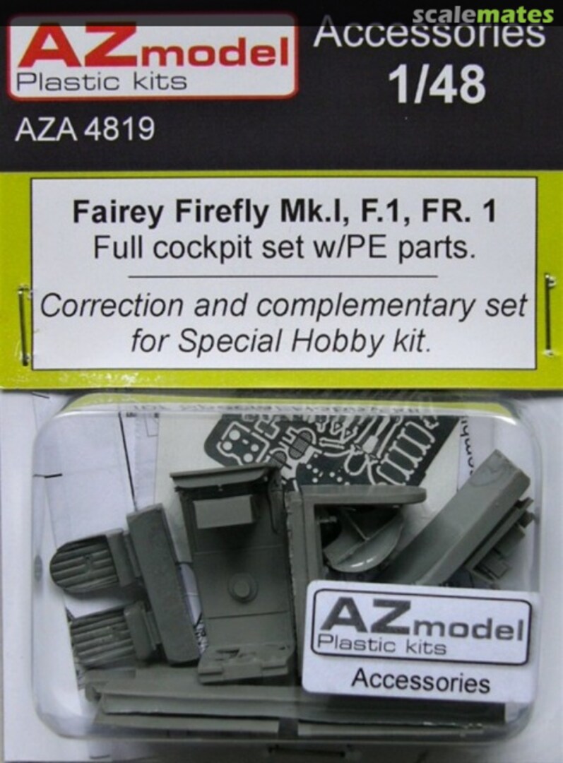 Boxart Fairey Firefly Mk.I/F1./FR.1 AZA4819 AZmodel