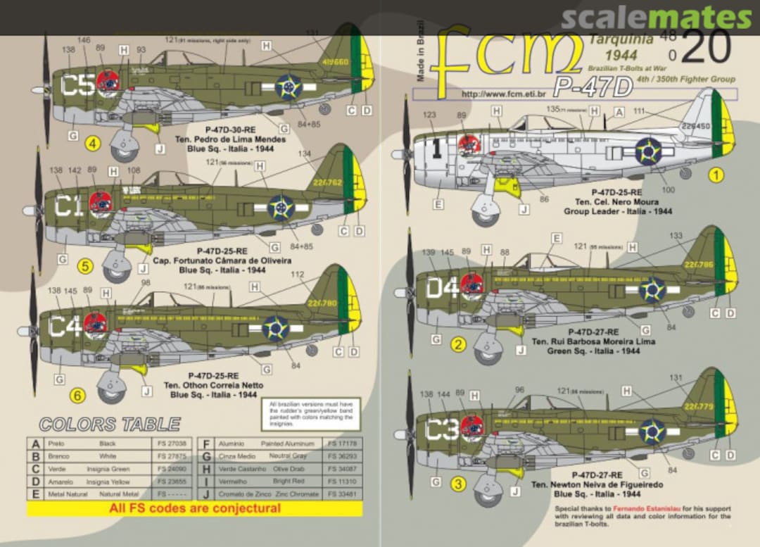 Boxart P-47D Tarquinia 1944 48-020 FCM