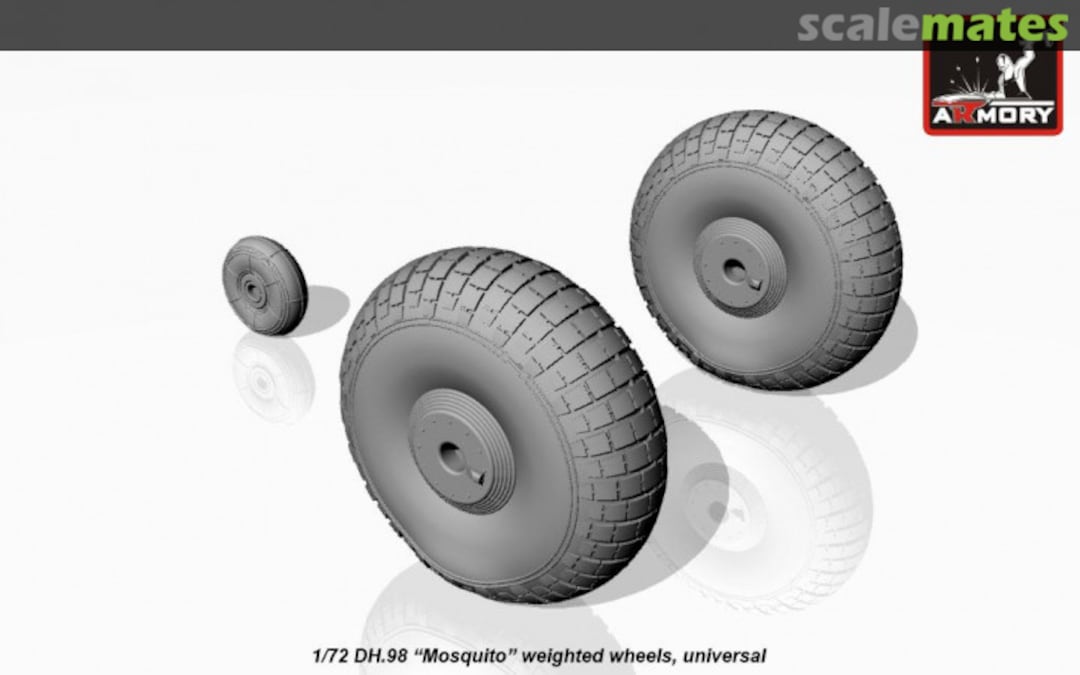 Boxart de Havilland DH.98 "Mosquito" wheels, weighted AW72406 Armory