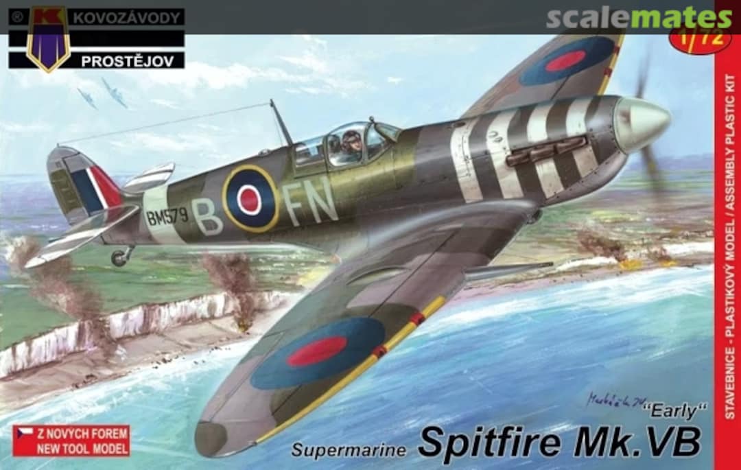 Boxart Supermarine Spitfire Mk.VB KPM0057 Kovozávody Prostějov