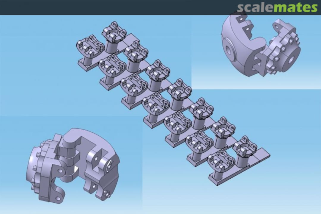 Boxart Rotor Folds for H-3, CH-53, MH-53E DF80672 DF HeloStuff