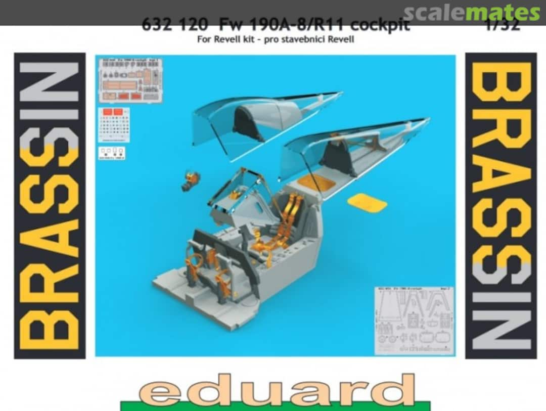 Boxart Fw 190A-8/R11 cockpit 632120 Eduard