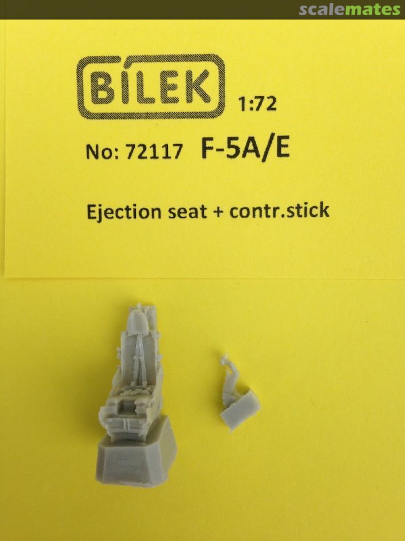 Boxart F-5A/E Ejection seat + contr.stick 72117 Bilek