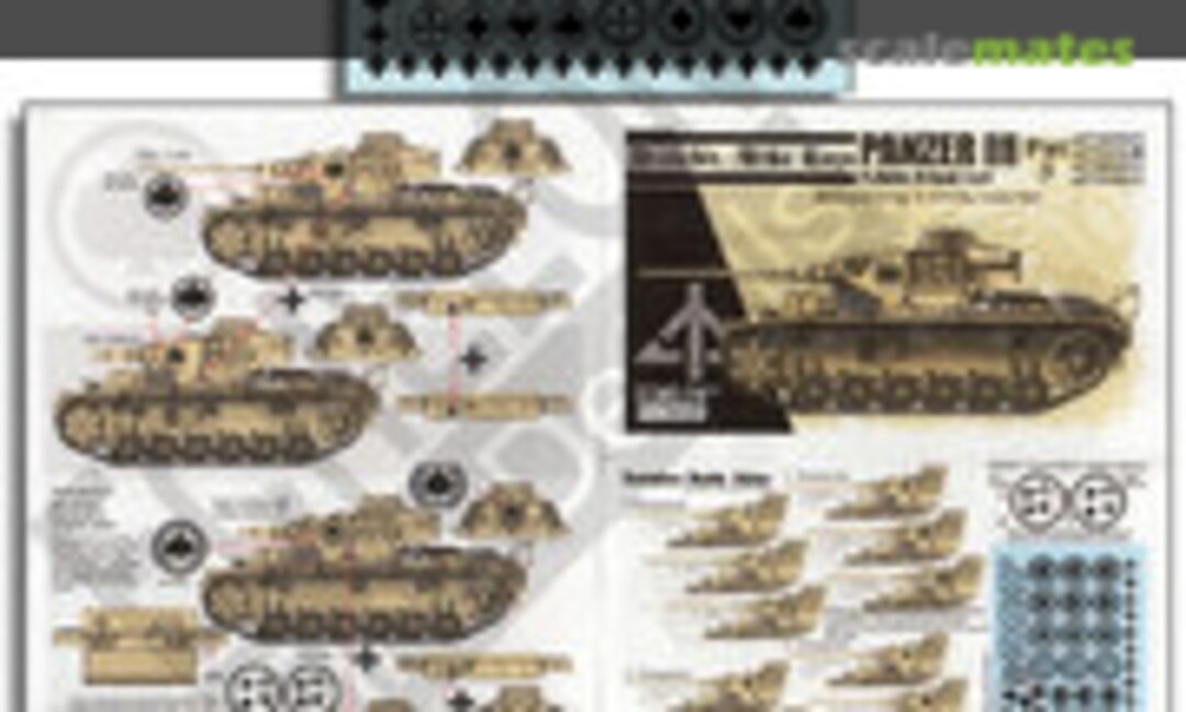 1:35 DAK Panzer IIIs (Part 3) (Echelon Fine Details AXT351038)