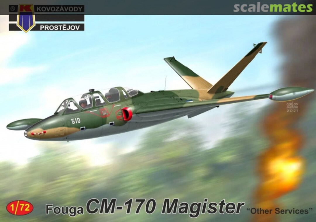 Boxart Fouga CM.170 Magister - "Other Services" KPM0244 Kovozávody Prostějov