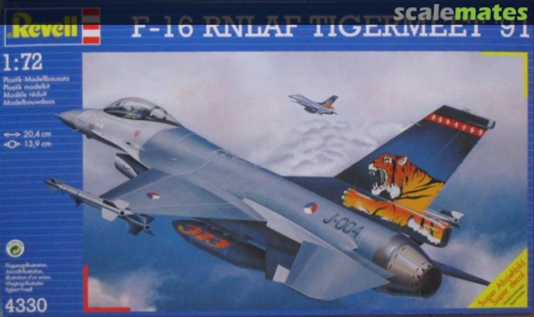 Boxart F-16 RNLAF Tigermeet '91 4330 Revell