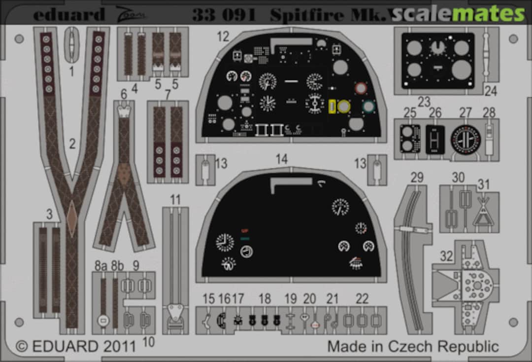 Boxart Spitfire Mk.Vb - Interior Zoom 33091 Eduard