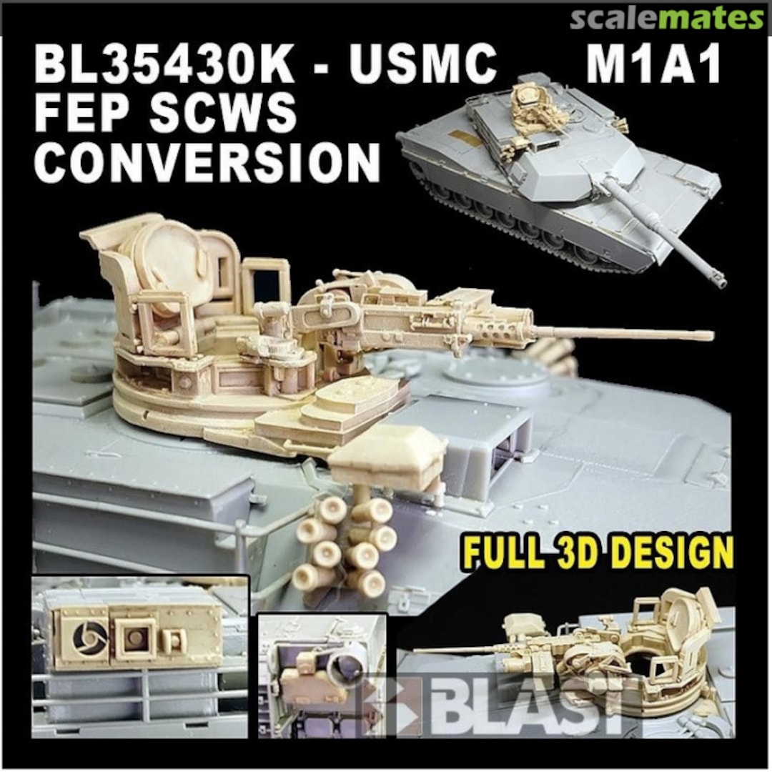 Boxart USMC M1A1 FEP SCWS conversion BL35430K Blast Models