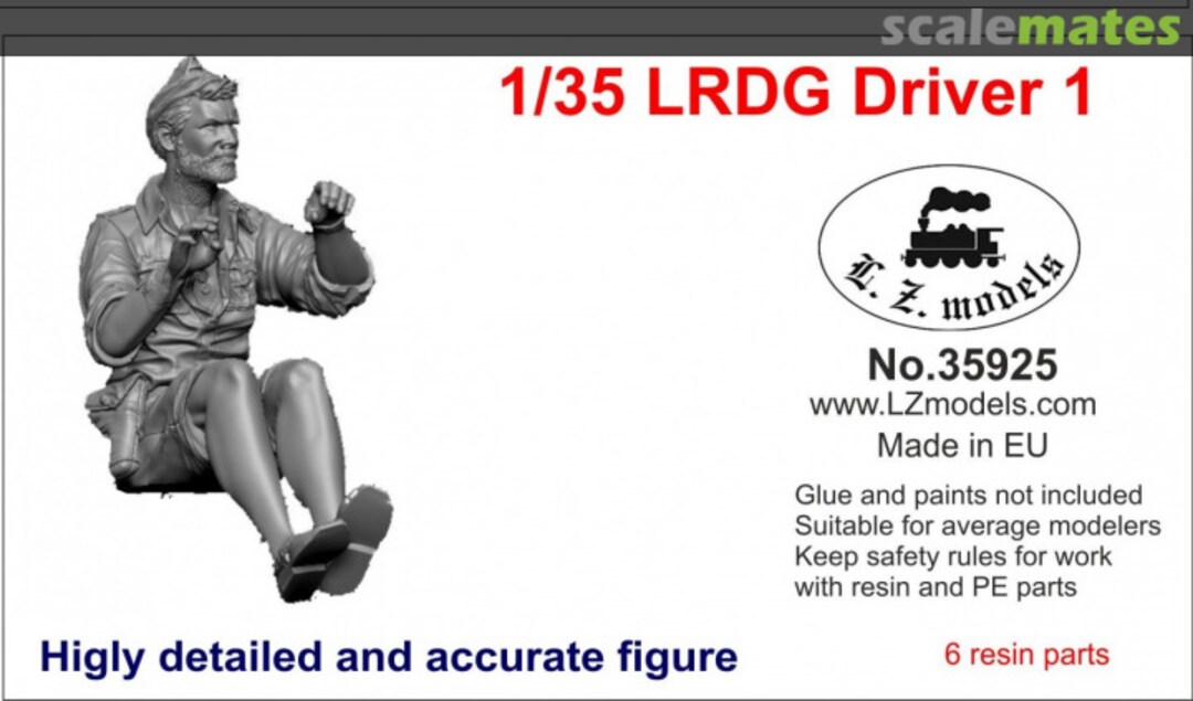 Boxart LRDG Driver 1 35925 L.Z. Models