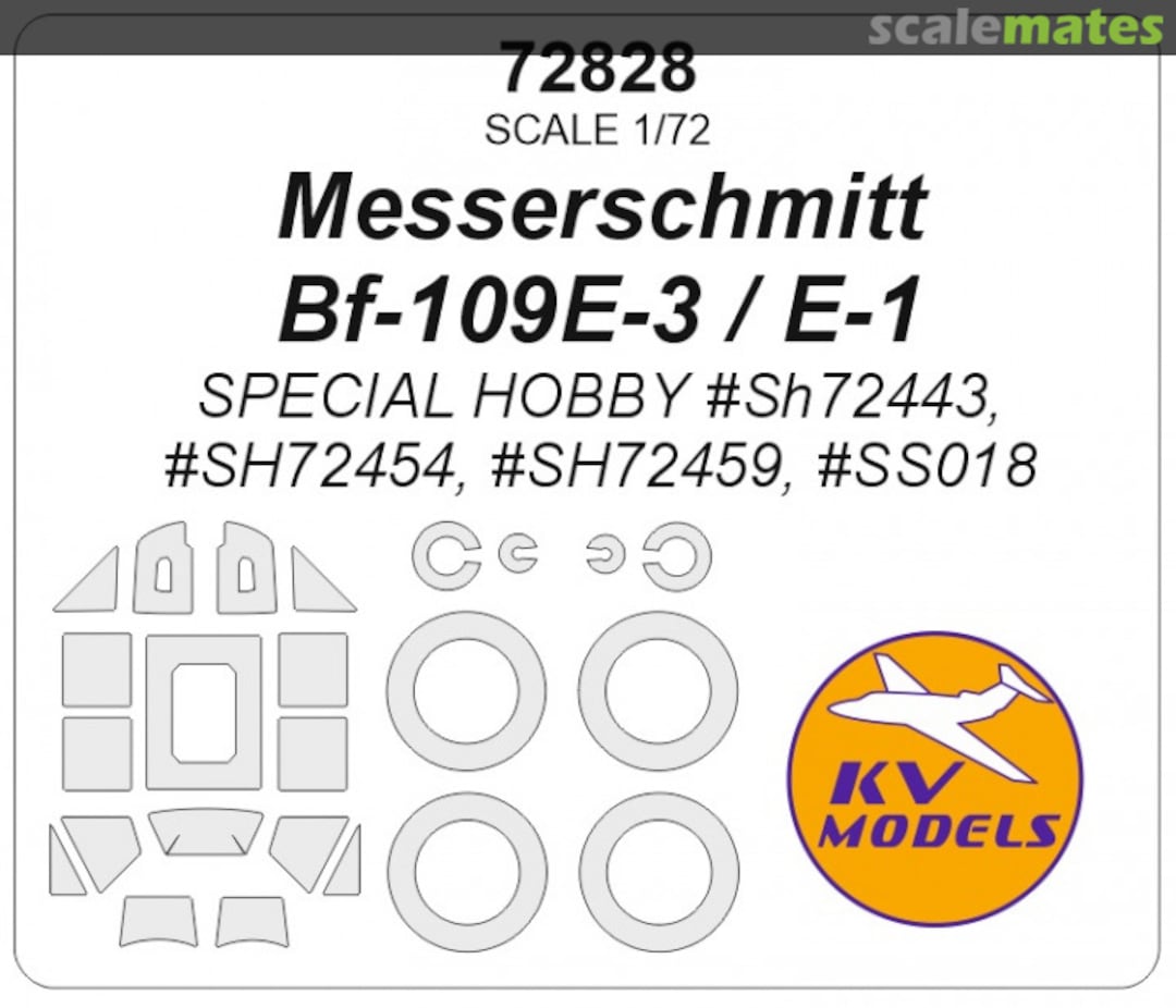 Boxart Bf 109E-3 / E-1 72828 KV Models