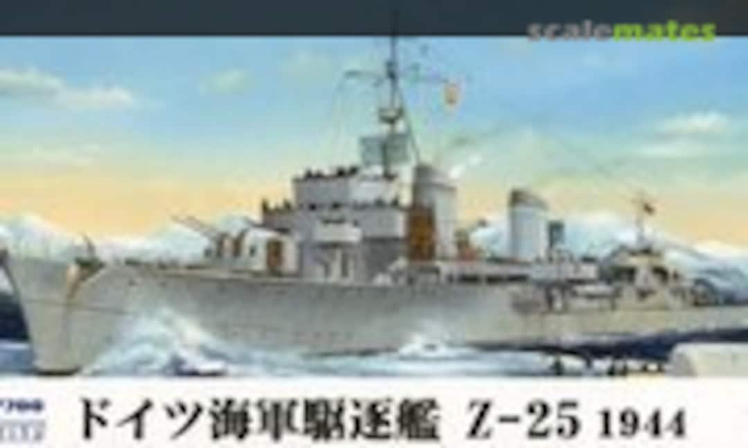 1:700 German Navy Destroyer Z-25 1944 (Pit-Road ML11)