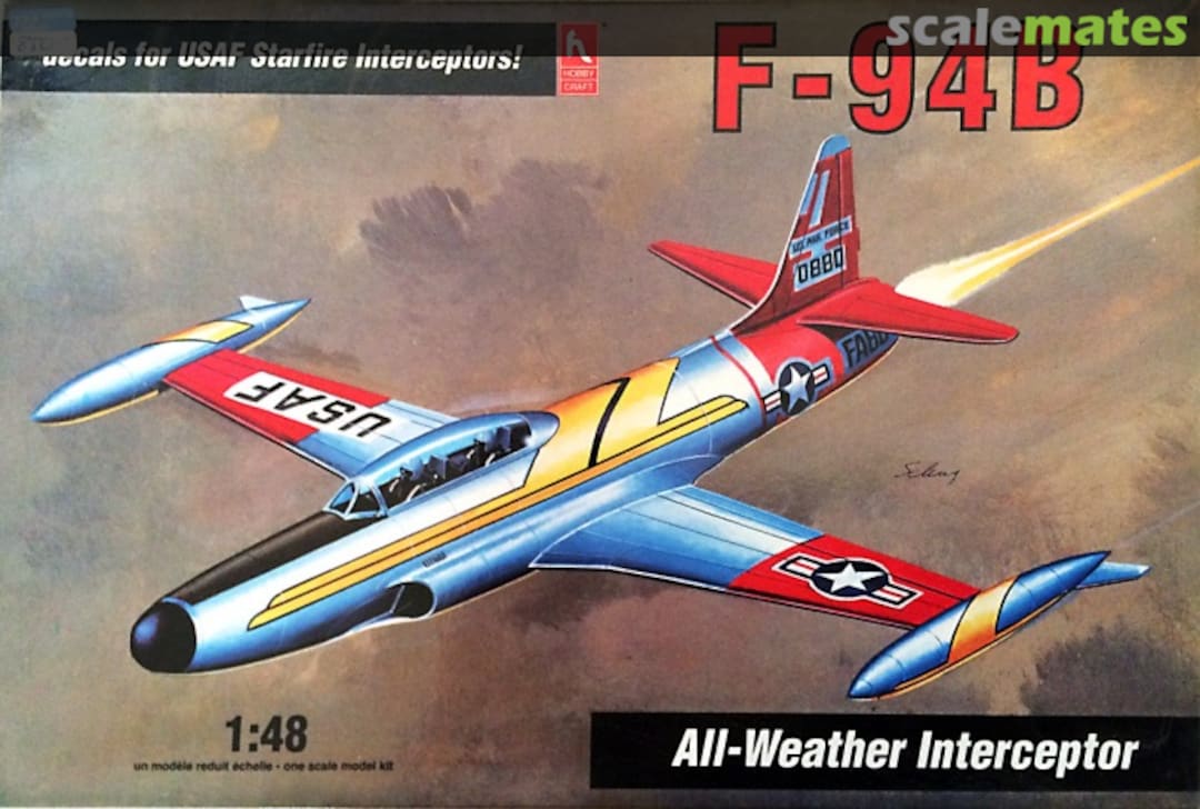 Boxart Lockheed F-94B Starfire HC1598 Hobbycraft