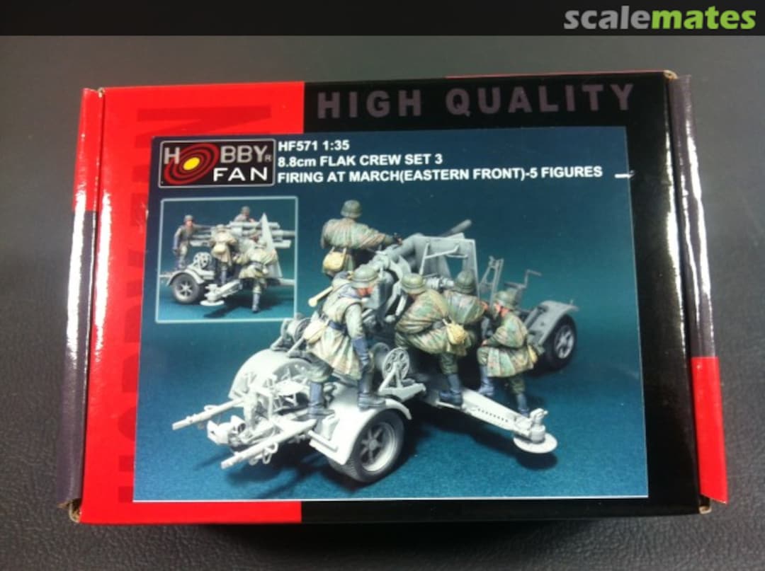 Boxart 8.8cm Flak Crew Set 3 HF571 Hobby Fan