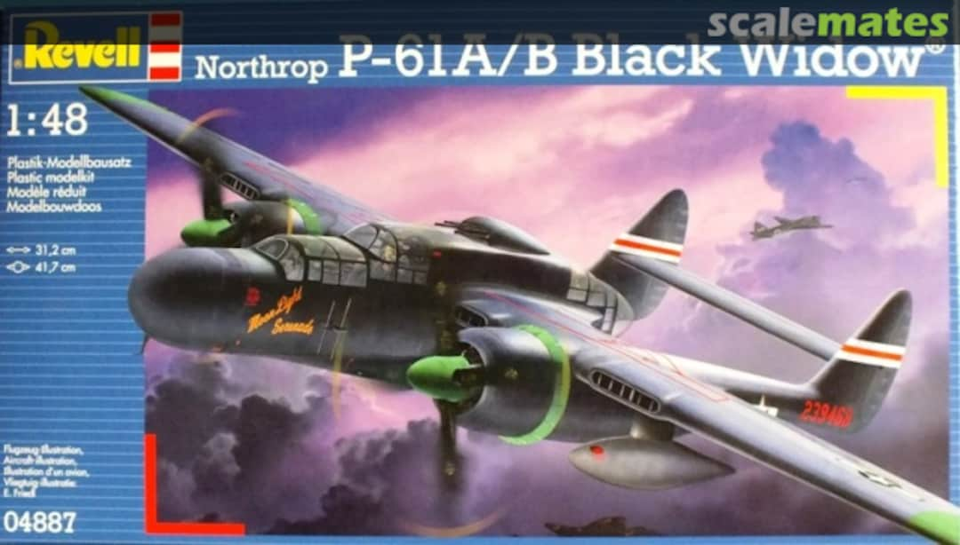 Boxart Northrop P-61A/B Black Widow 04887 Revell