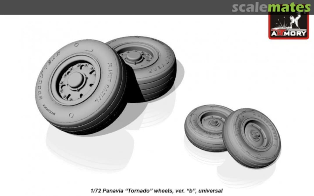 Boxart Panavia "Tornado" wheels, ver."b", weighted AW72501b Armory