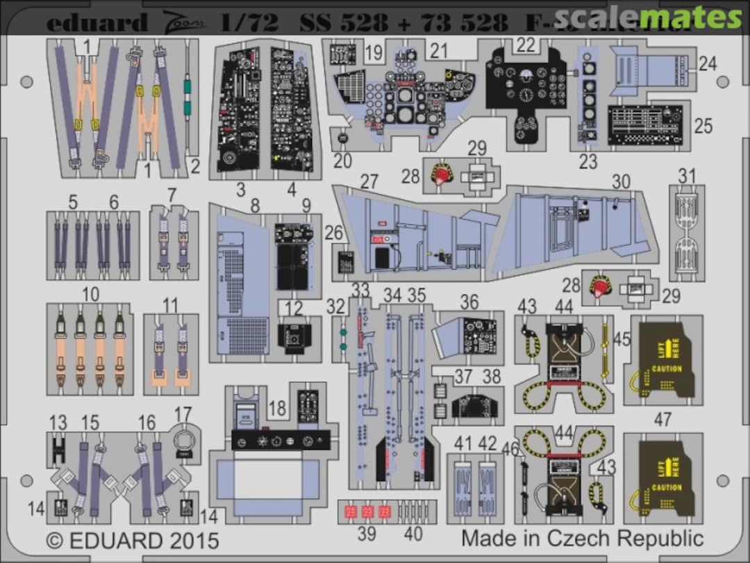 Boxart F-4J interior S.A. SS528 Eduard