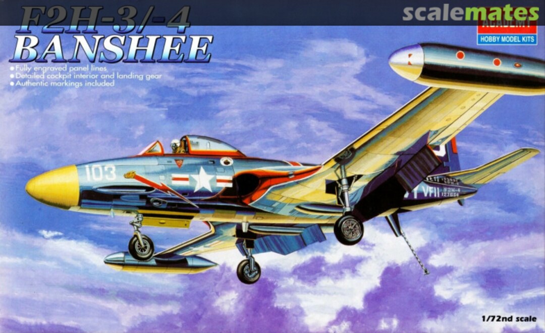 Boxart F2H-3/-4 Banshee 1626 Academy