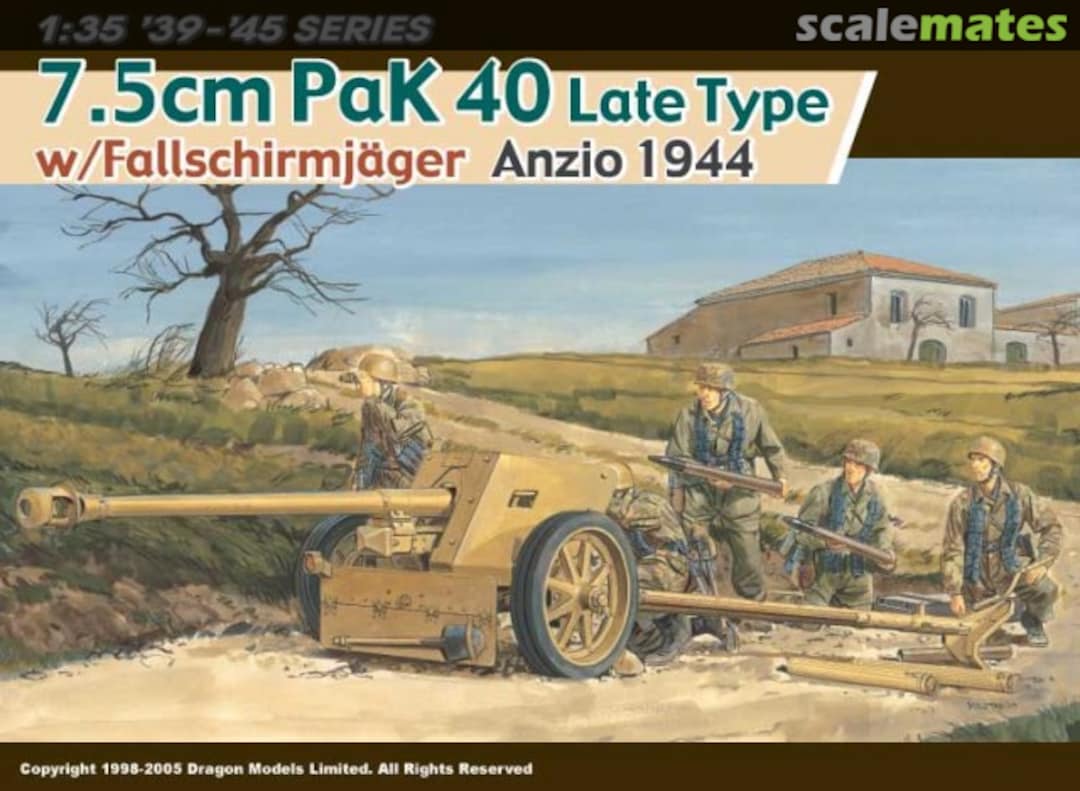 Boxart 7.5cm PaK 40 Late Type 6250 Dragon