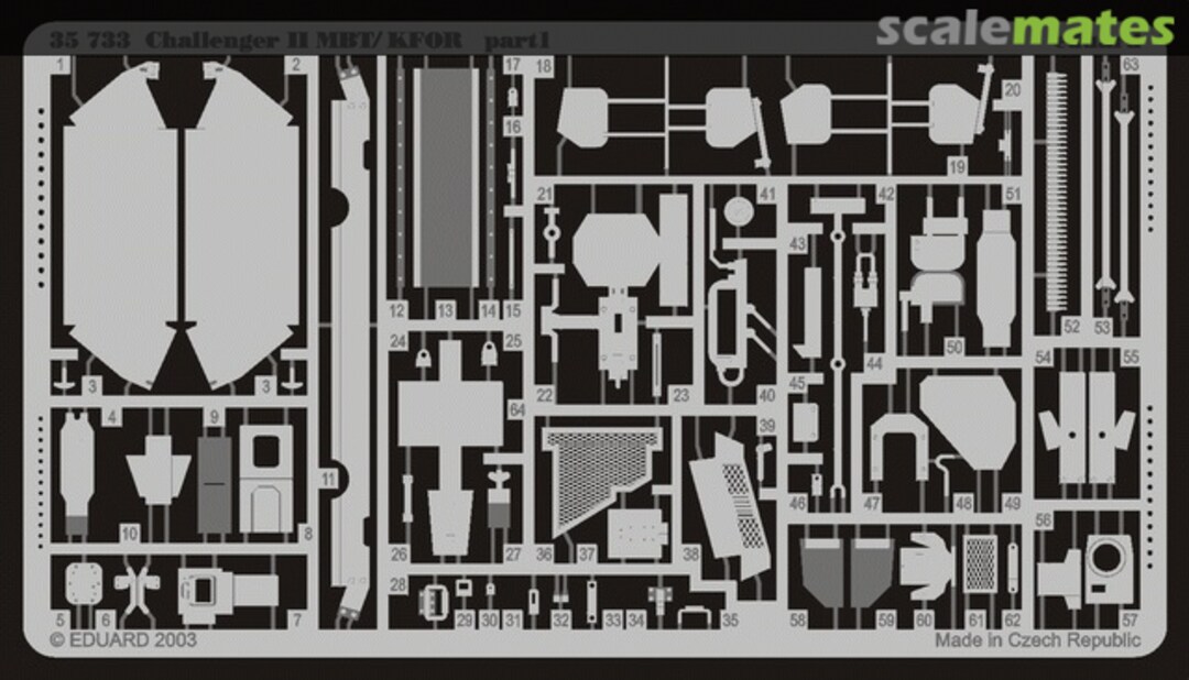 Boxart Challenger II MBT/ KFOR 35733 Eduard