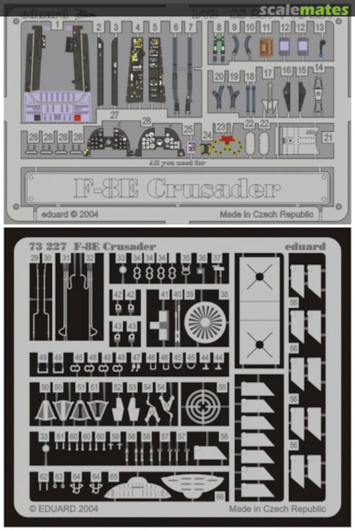 Boxart F-8E Crusader 73227 Eduard