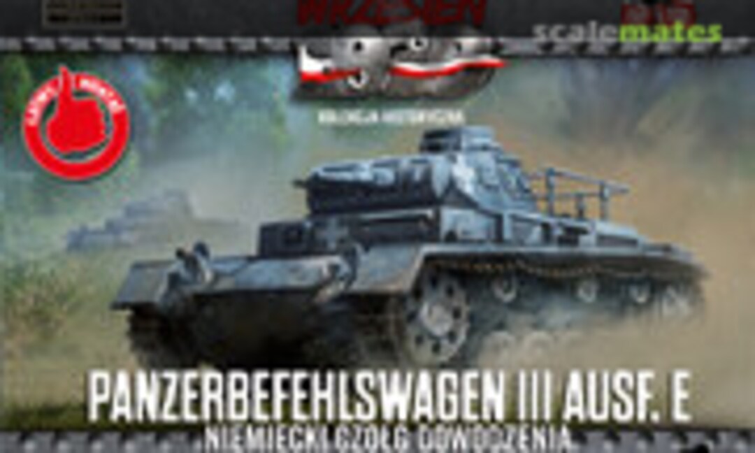 1:72 Panzerbefehlswagen III Ausf. E (First to Fight PL1939-063)