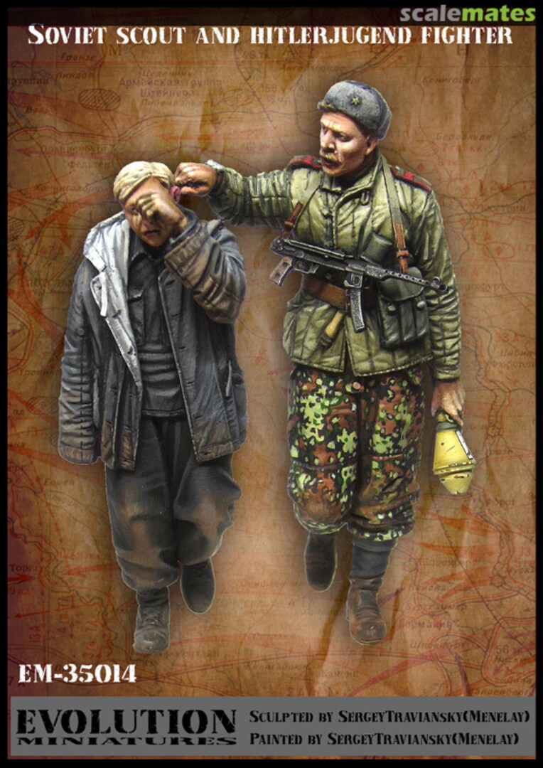 Boxart Soviet Scout and Hitlerjugend Fighter EM-35014 Evolution Miniatures