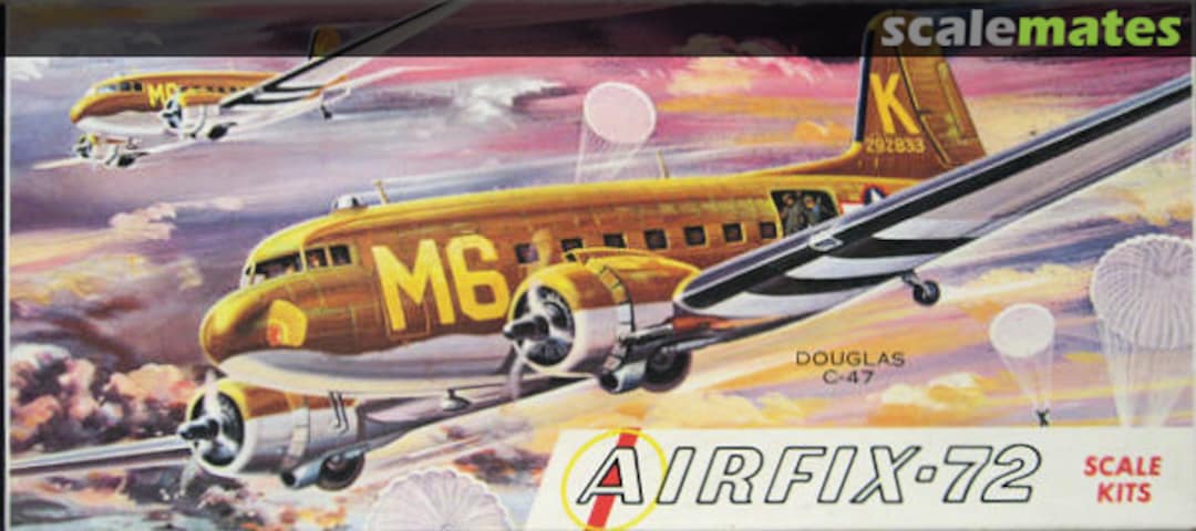 Boxart Douglas C-47 2-98 Airfix Corporation of America