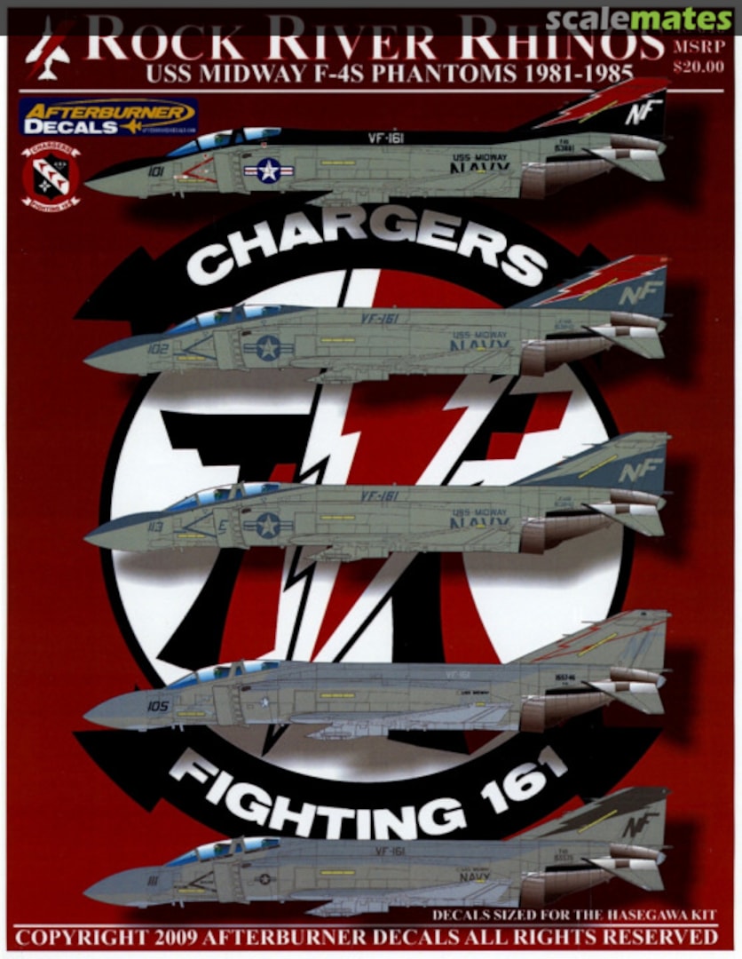 Boxart Rock River Rhinos AD48-046 Afterburner Decals