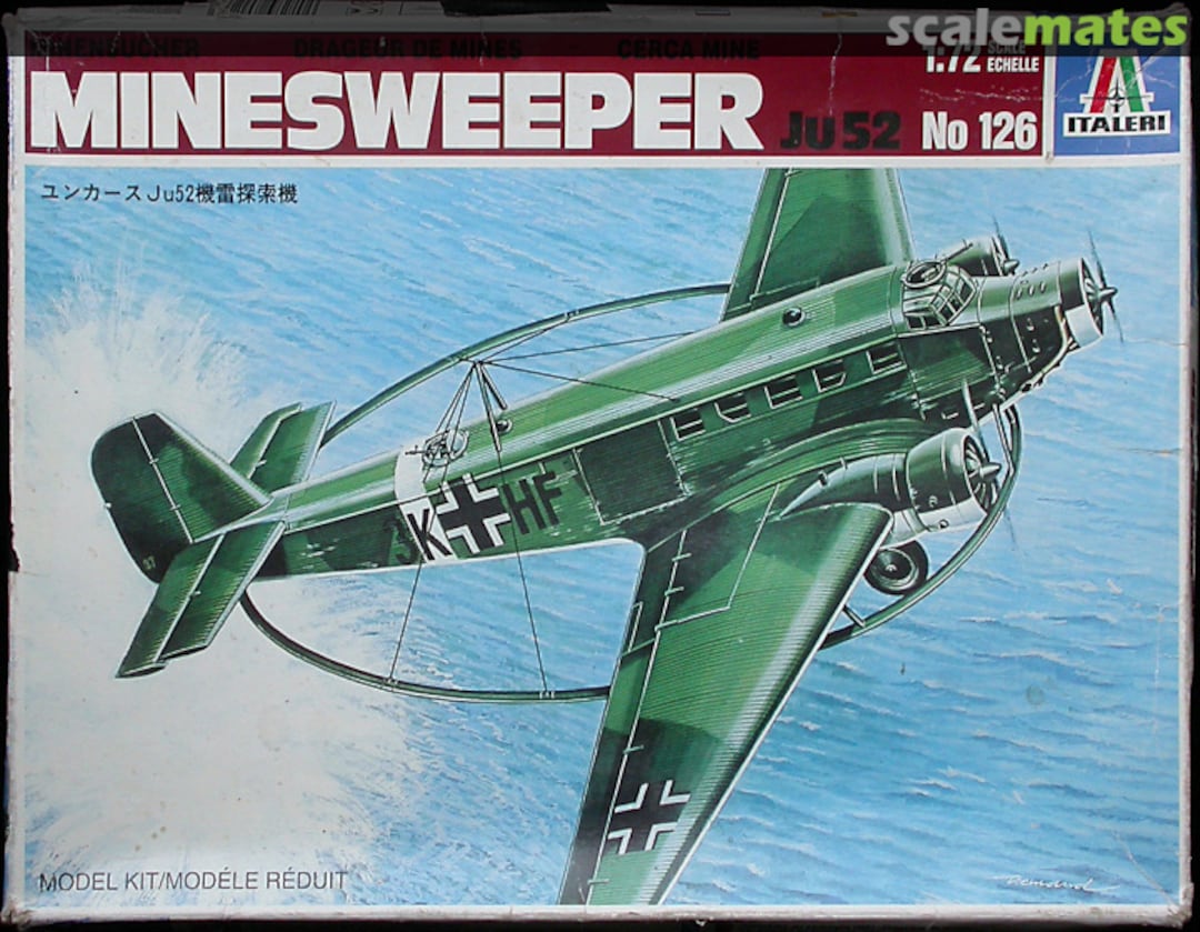 Boxart Minesweeper Ju 52 126 Italeri