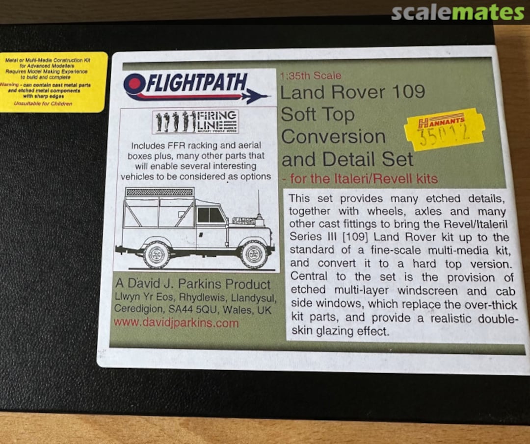 Boxart Land Rover 109 Soft Top Conversion and Detail Set   Flightpath