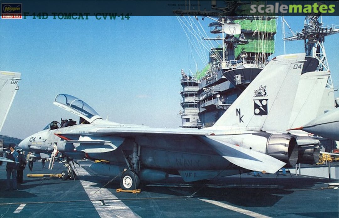 Boxart F-14D Tomcat `CVW-14´ 07212 Hasegawa