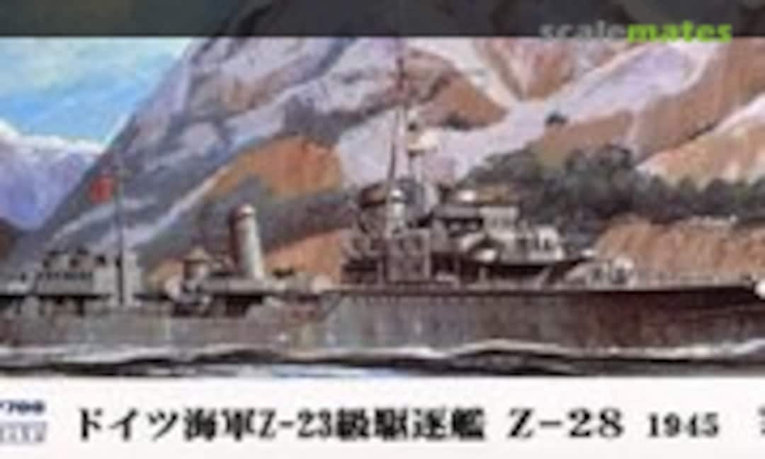 1:700 German Navy Destroyer Z-28 1945 (Pit-Road ML12)