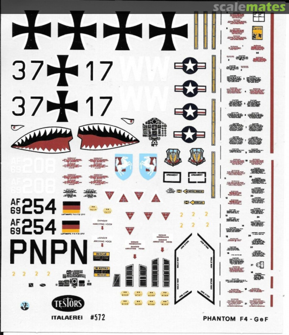 Contents F-4G/F Phantom II "Wild Weasel" 572 Testors